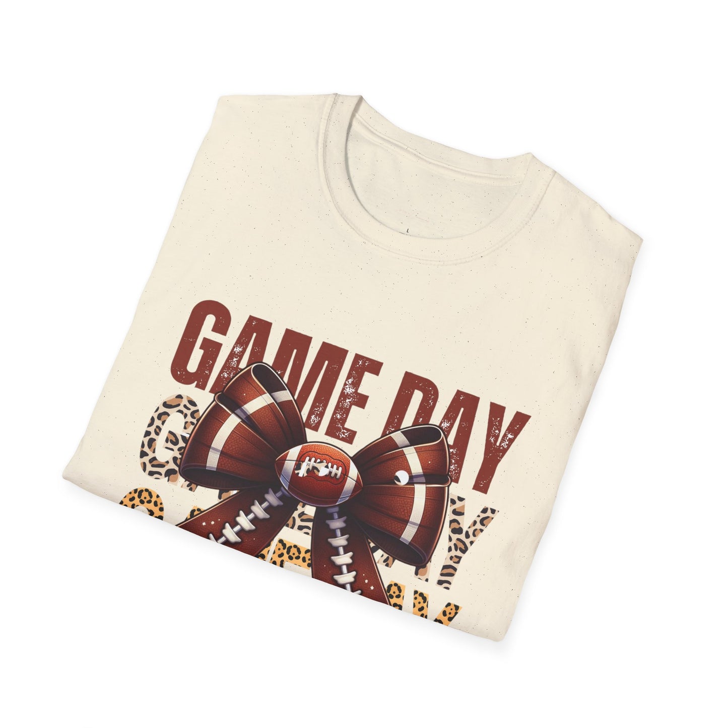 Football & Bows Cheetah Print T-Shirt