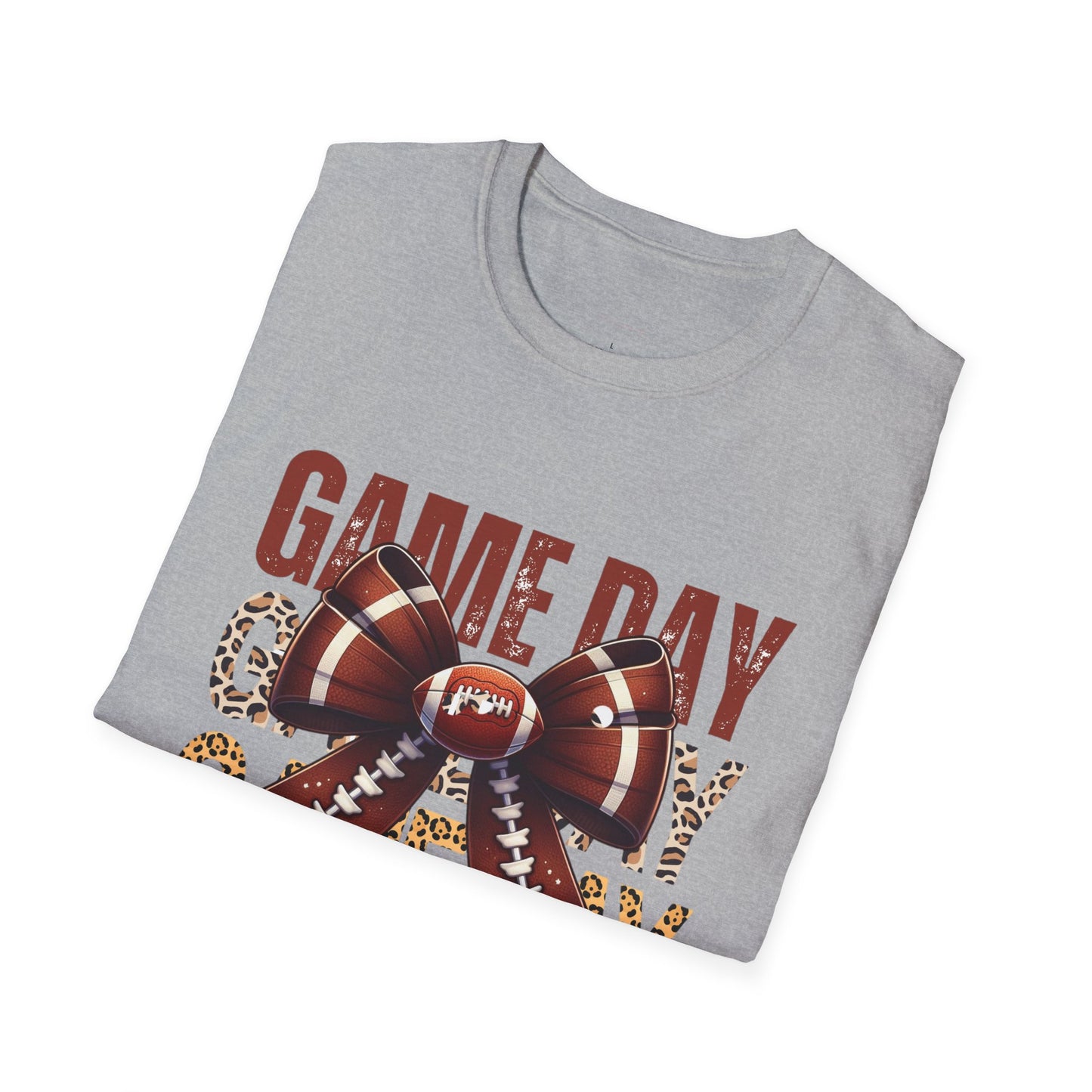 Football & Bows Cheetah Print T-Shirt